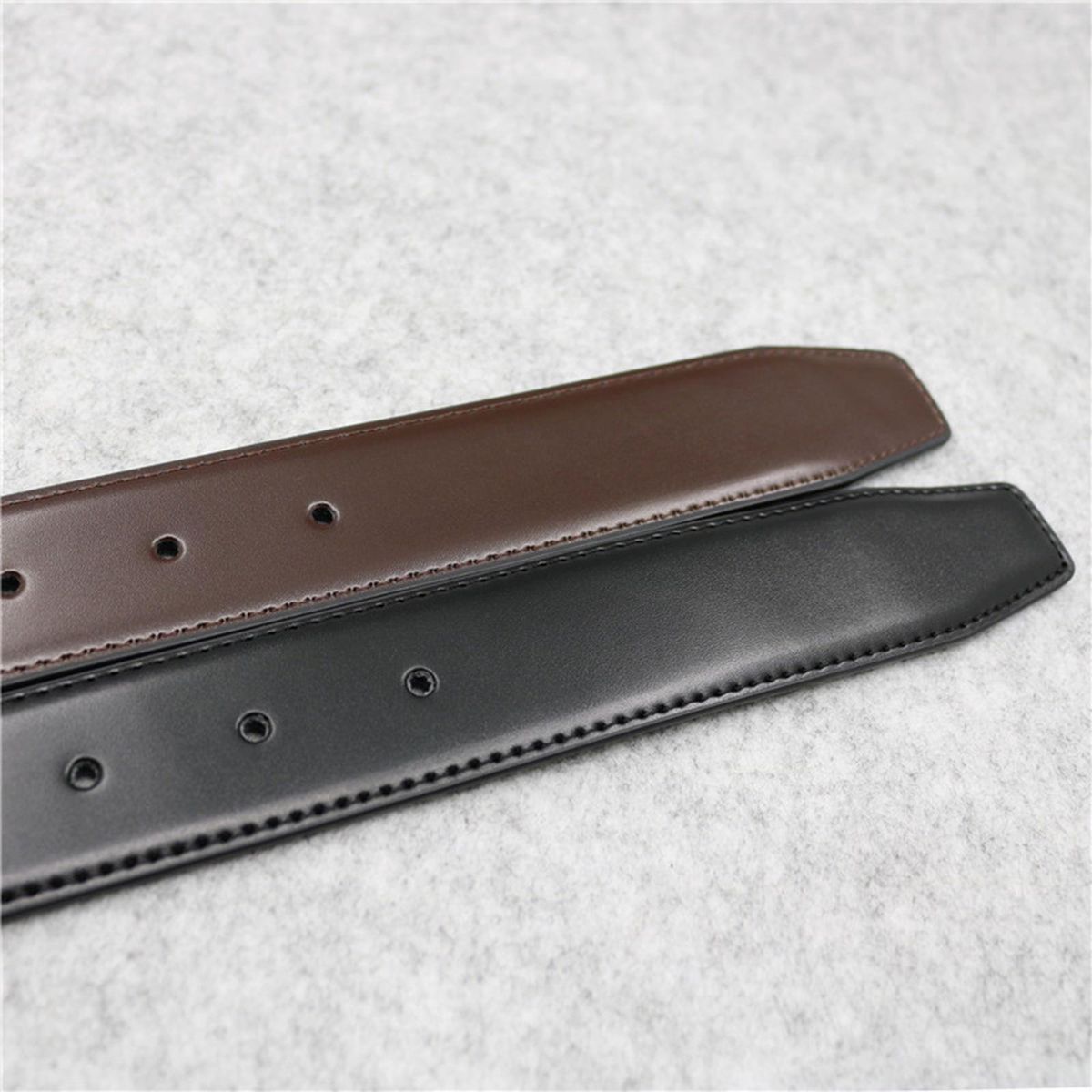 High Quality Leather Strap Automatic Buckle For Adults Men Male Strap