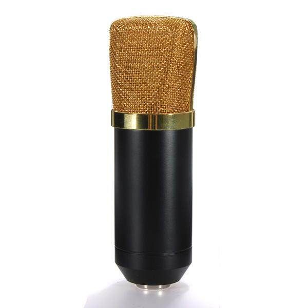 1x Pro BM700 Dynamic Microphone + Shock Mount Sound Studio Recording Mic Dynamic Black Black