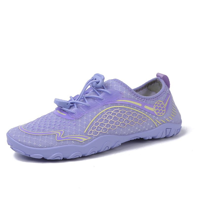 Men's Five Finger Swimming Wading Shoes Beach Shoes Purple