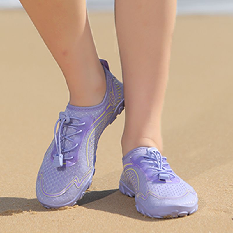Men's Five Finger Swimming Wading Shoes Beach Shoes Purple