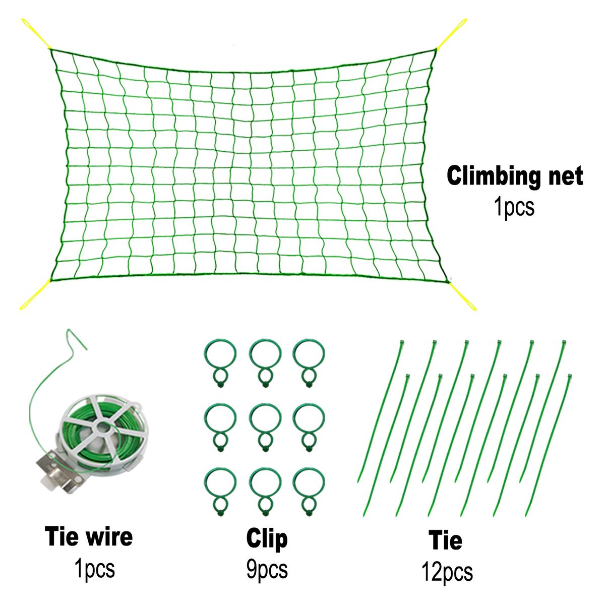 YEGBONG Trellis Netting For Climbing Plants 16 X 6 FT Garden