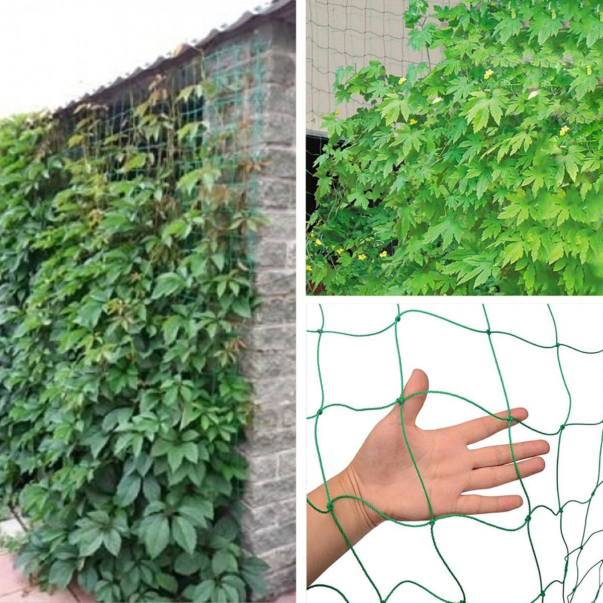YEGBONG Trellis Netting For Climbing Plants 16 X 6 FT Garden