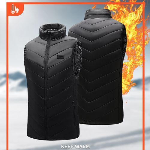 Heated Vest For Men Women 15-Zone Winter Electric Heating