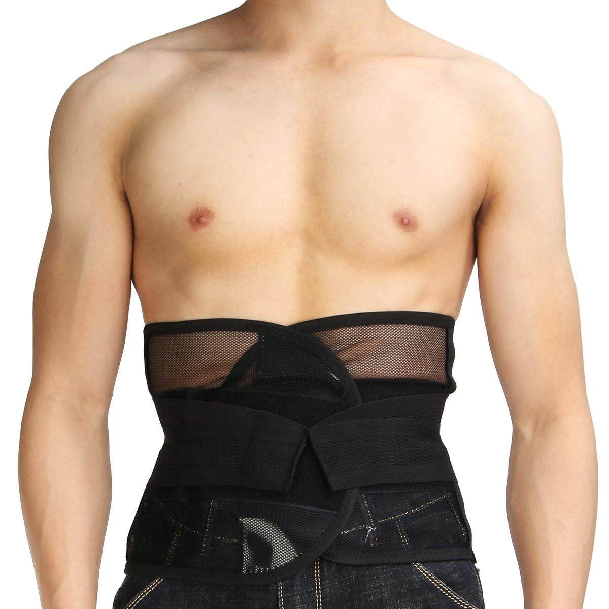 Men&Women Tummy Belly Abdomen Trimmer Body Slimming Waist Belt Shape L