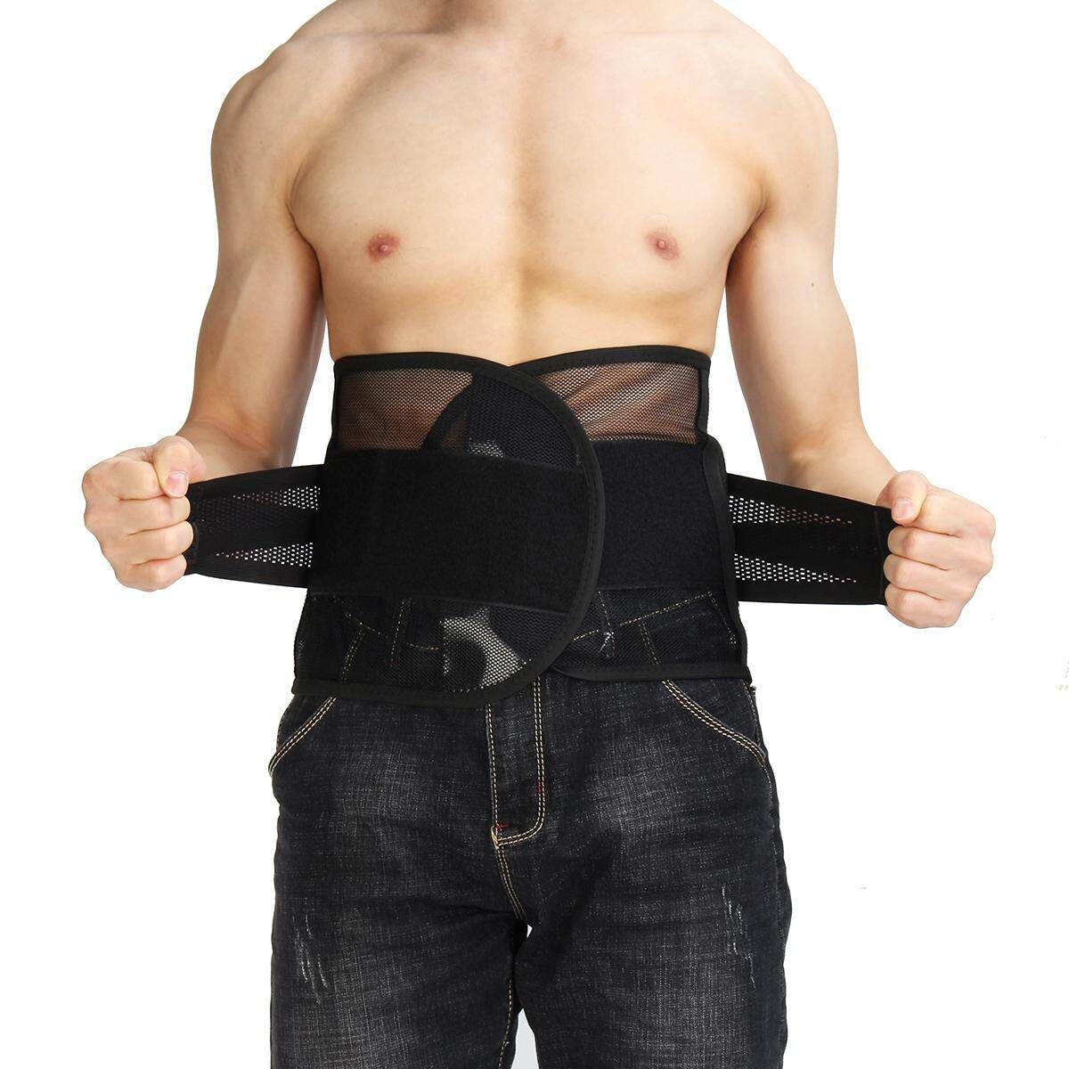 Men&Women Tummy Belly Abdomen Trimmer Body Slimming Waist Belt Shape L