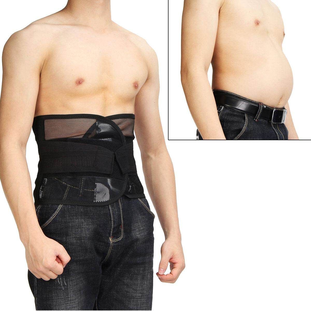 Men&Women Tummy Belly Abdomen Trimmer Body Slimming Waist Belt Shape L
