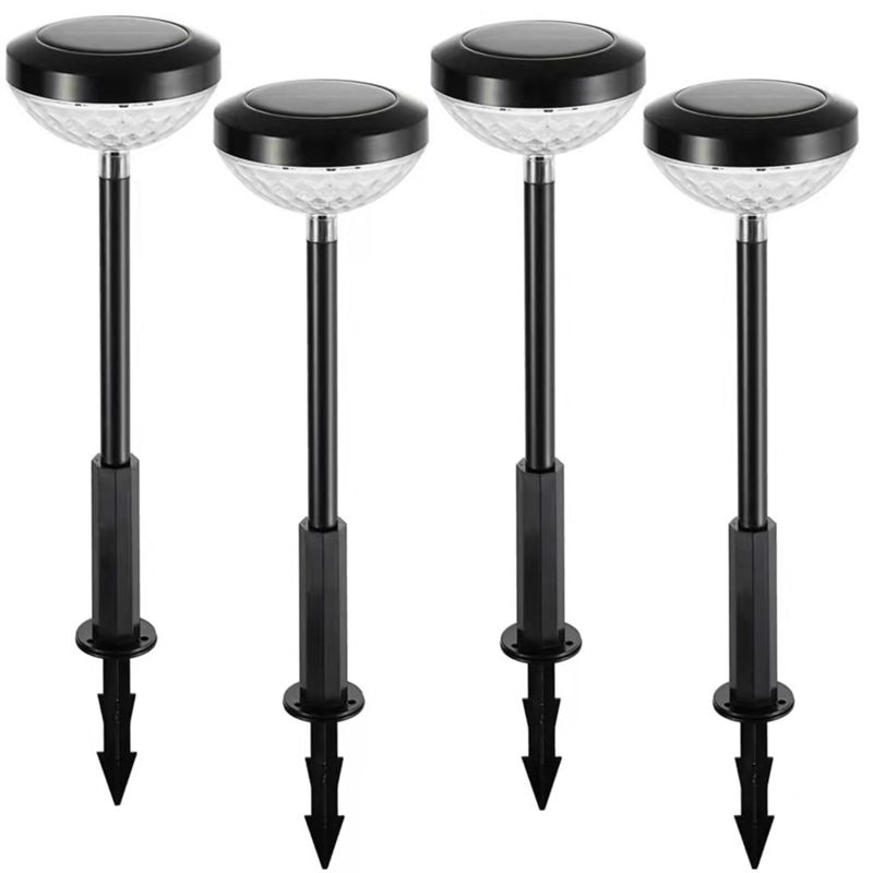 4PCS Solar Street Light Lawn Light Waterproof Solar Street