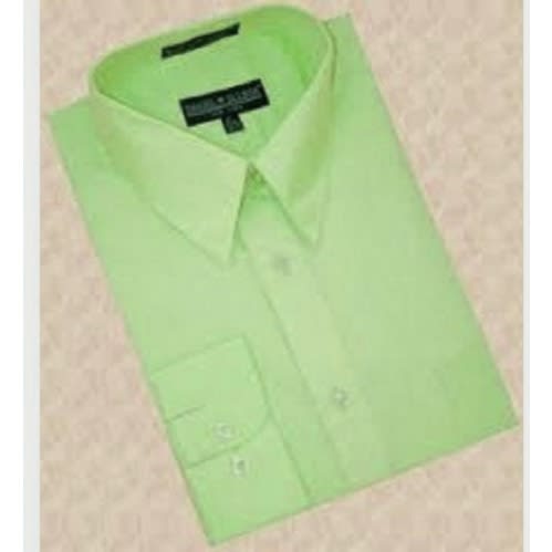 Ladies Formal Dress Shirt - Lemon Green