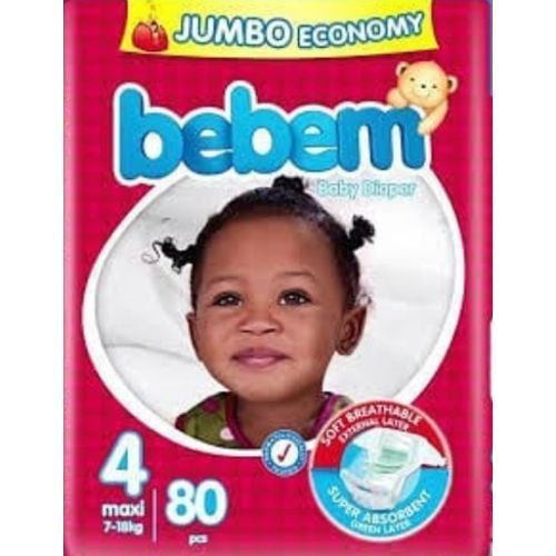 Baby Diaper - Size 4 ( 80 Pieces)