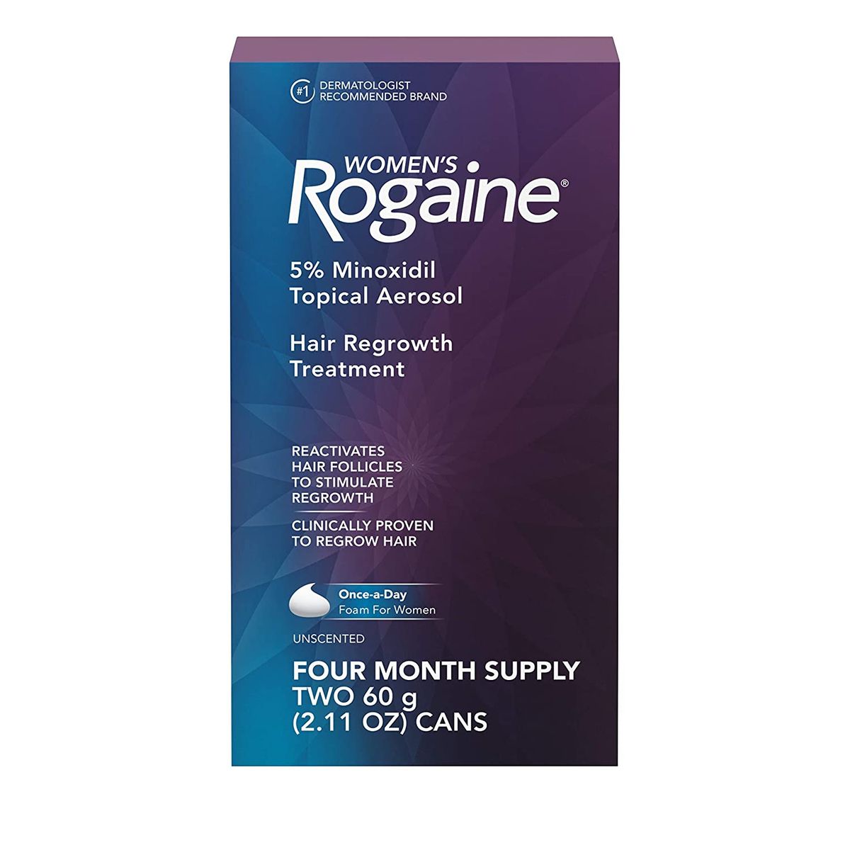 Women's Rogaine 5% Minoxidil Foam For Hair,Treatment For Women's Hair Regrowth,