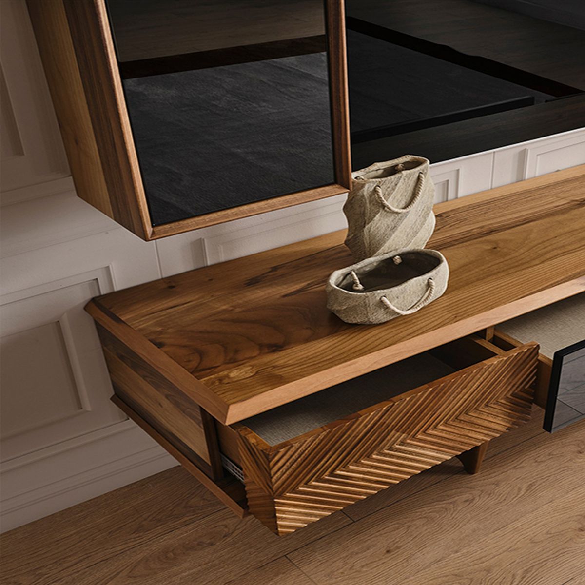 Vento Furniture Wooden TV Unit/Stand