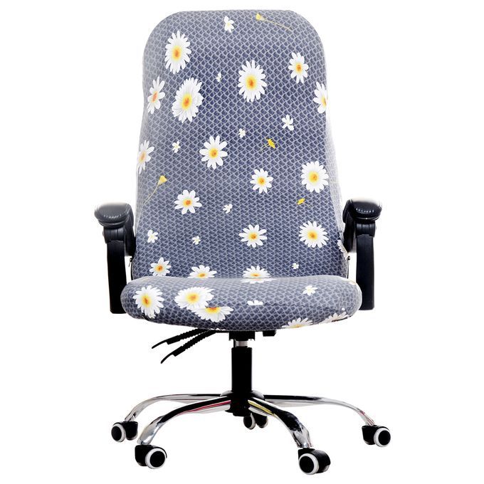 Stretchable Office Rotate Executive Chair Covers Slipcover