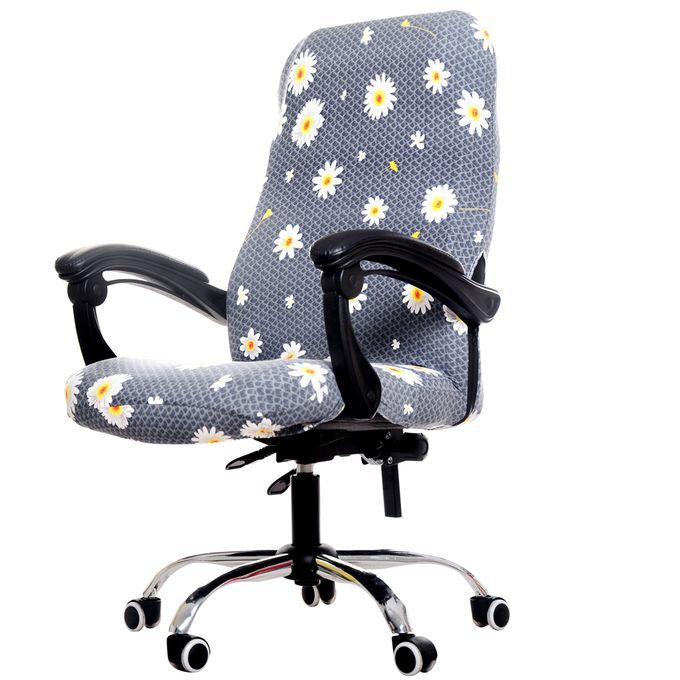 Stretchable Office Rotate Executive Chair Covers Slipcover
