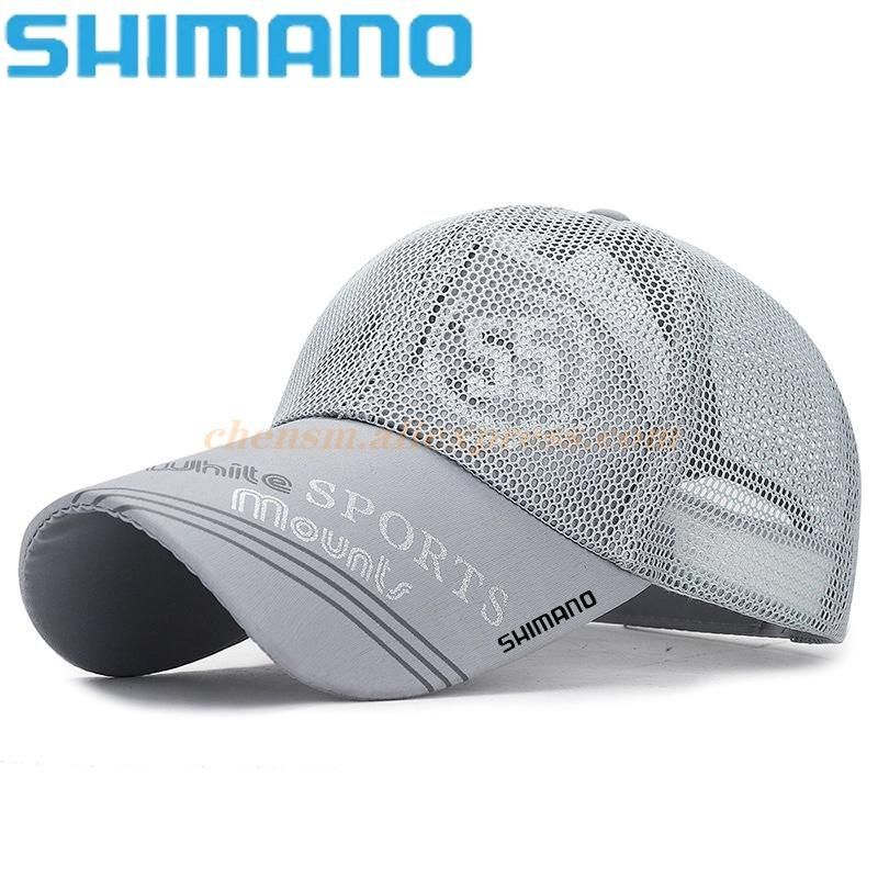 Shimano Fishing Hat Men's Outdoor Sun Protection Sunshade Fishing Hat Sports Quick-drying Hiking Riding Hat Baseball Net Cap