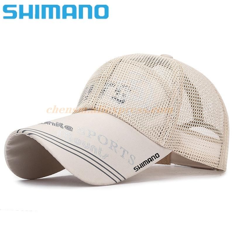 Shimano Fishing Hat Men's Outdoor Sun Protection Sunshade Fishing Hat Sports Quick-drying Hiking Riding Hat Baseball Net Cap