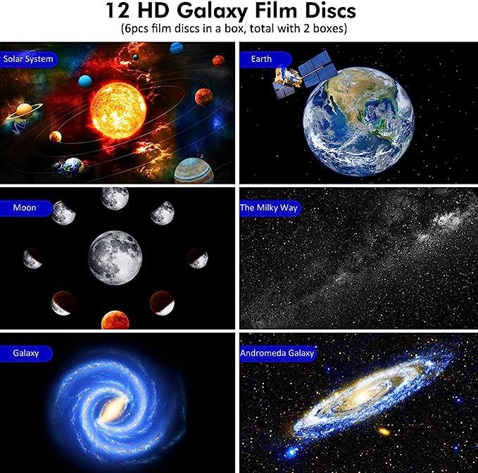 Star Projector HD Image Large Projection Area LED Lights For Bedroom Night Light