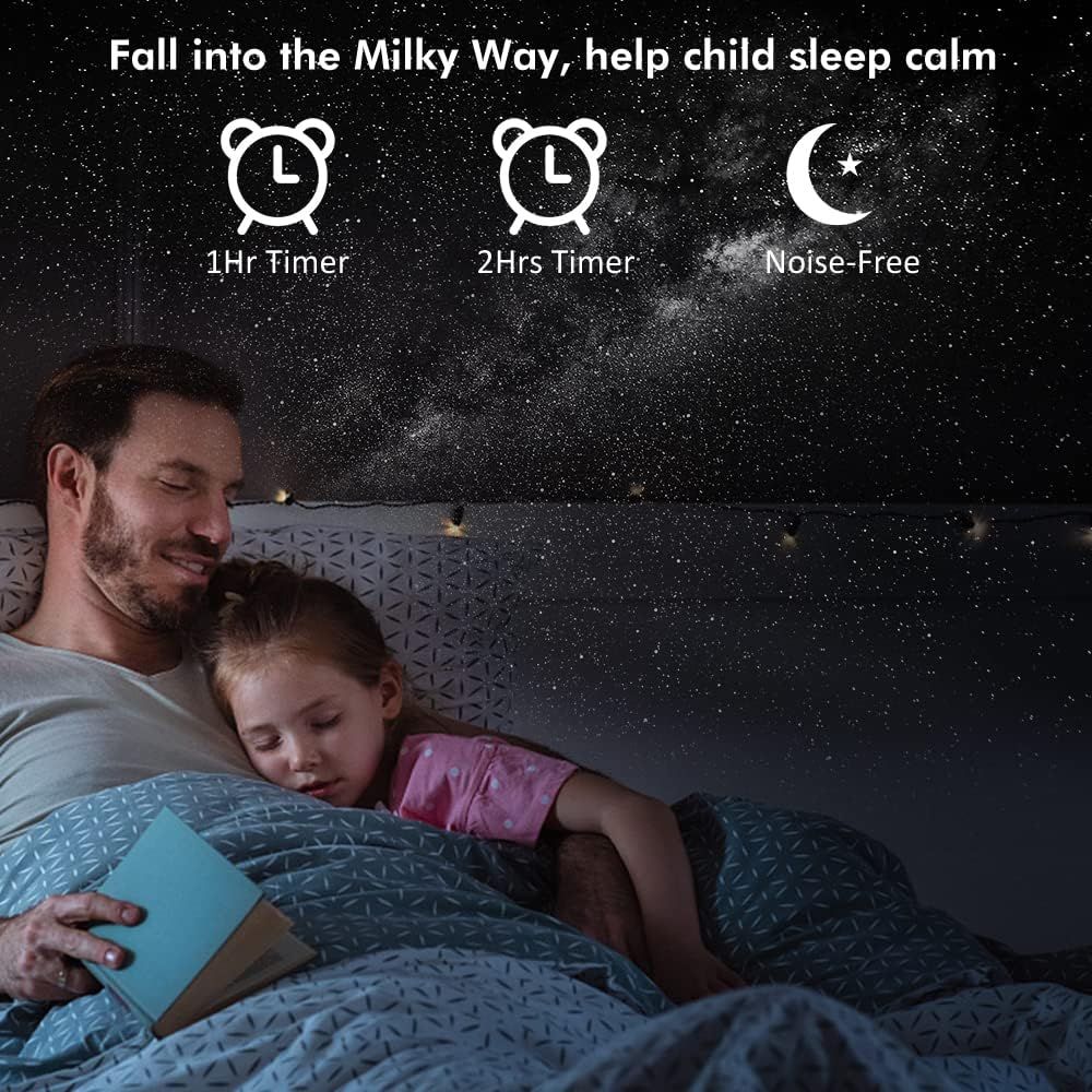 Star Projector HD Image Large Projection Area LED Lights For Bedroom Night Light