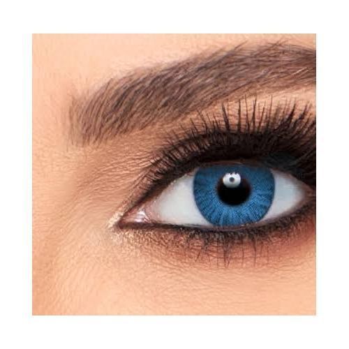 Colorful Freshlook Blue Contact Lens With Solution