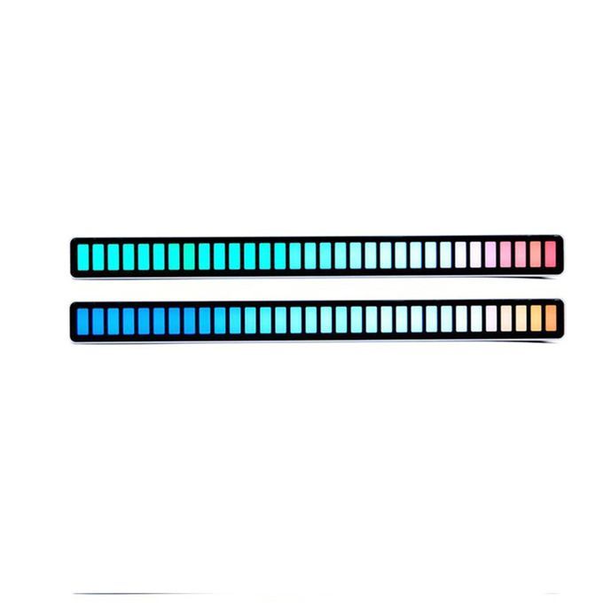 D08-RGB Smart LED Light Bars Car Sound Control Rhythm Light