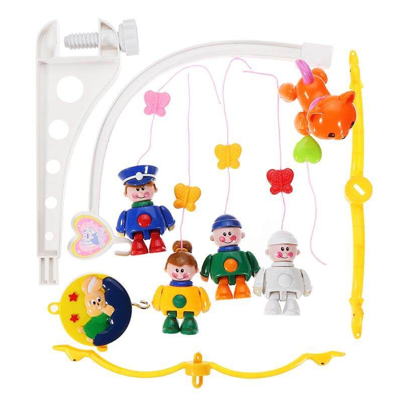 2017 High Quality DIY Hanging Music Crib Mobile Bed Bell Baby Rattle Rotating Bracket Toys Two Thousand Nine Hundred And Thirty-two