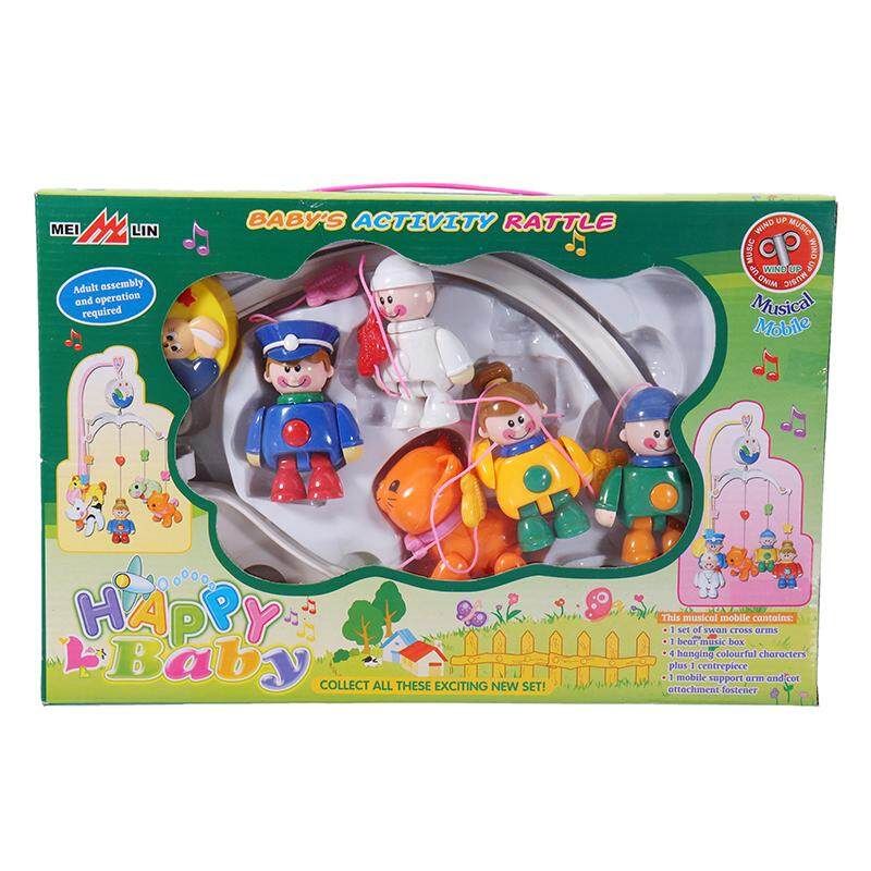 2017 High Quality DIY Hanging Music Crib Mobile Bed Bell Baby Rattle Rotating Bracket Toys Two Thousand Nine Hundred And Thirty-two