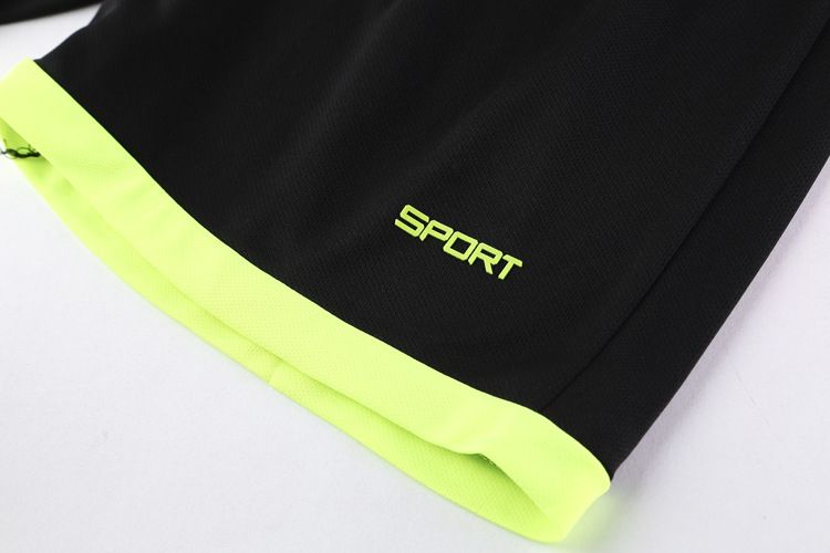 Sports Long Sleeve T-shirt Shorts Men Soccer Jersey Set