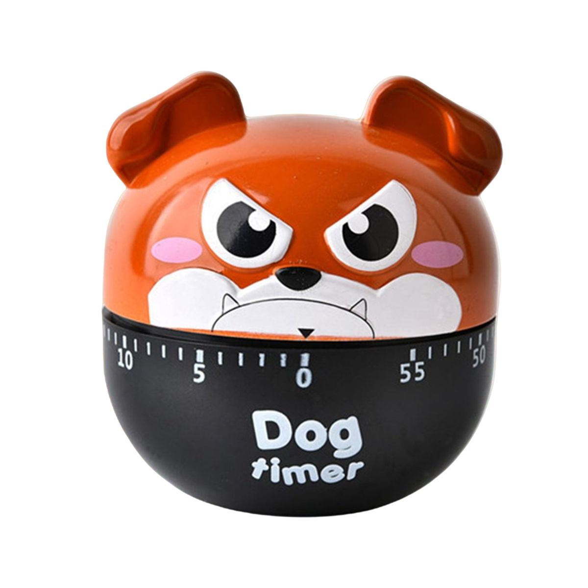 Cartoon Timer No Battery Time Management Wind Up 60-Red