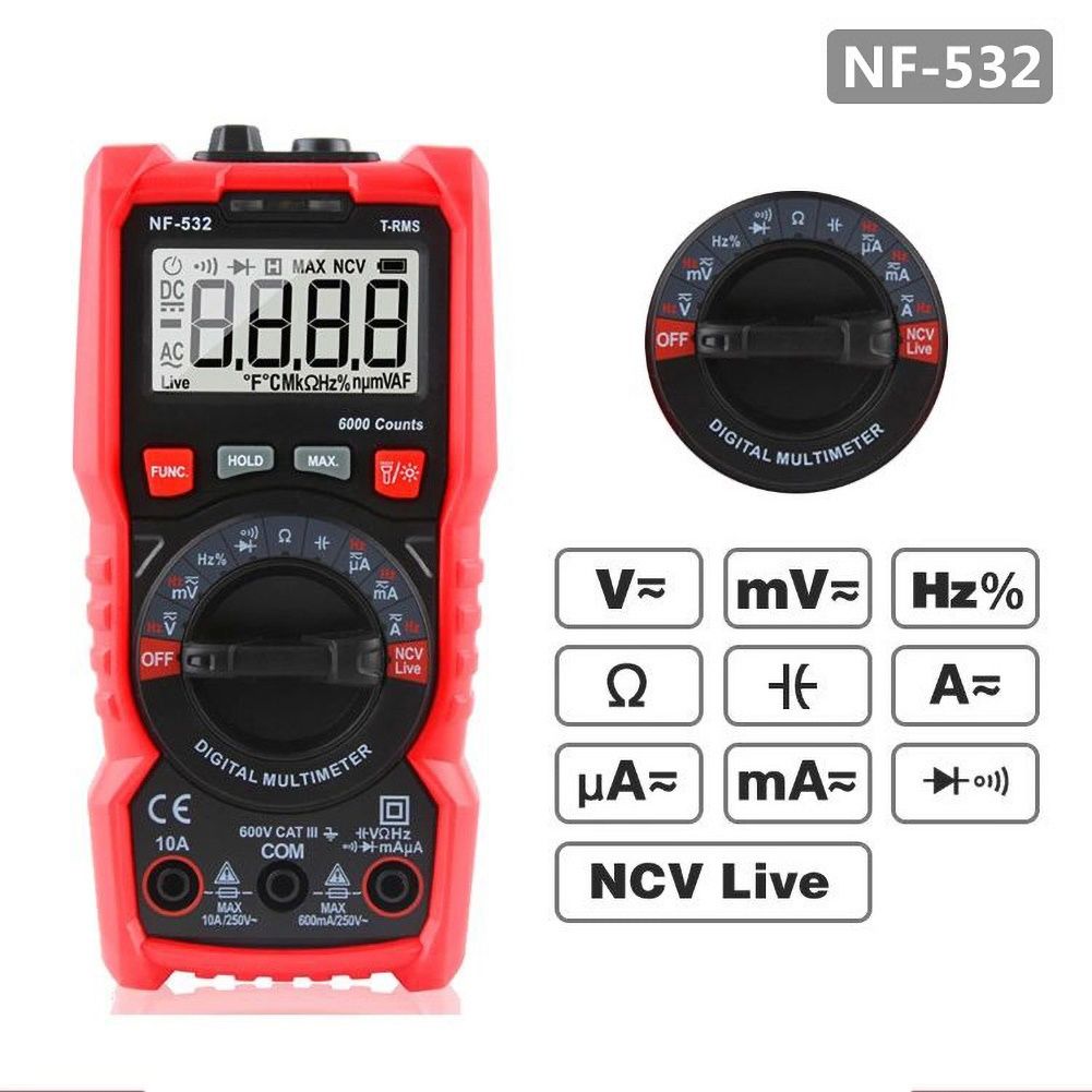 NF-531/532/533 Portable Digital LCD Display Multimeter
