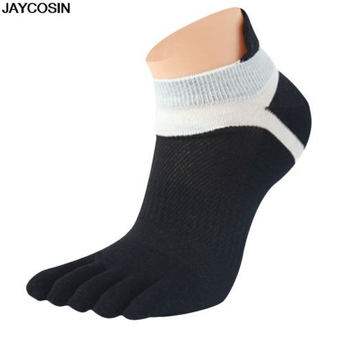 Toe Socks Casual Cotton Solid Sock