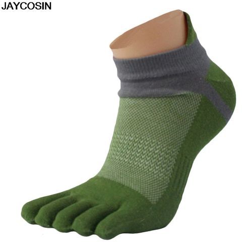 Toe Socks Casual Cotton Solid Sock