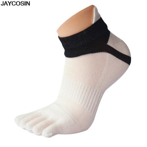 Toe Socks Casual Cotton Solid Sock