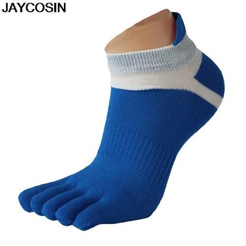 Toe Socks Casual Cotton Solid Sock