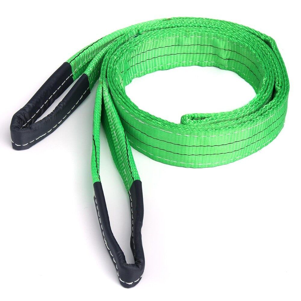 1 Pcs 2 X 3 Meter X 2,000kg Duplex Webbing Lifting Sling Strap Strop 2 Ton - 60mm Wide