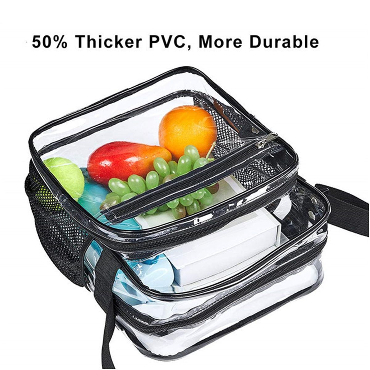 Fashion Transparent Crossbody Bag Women Men Purse Bag