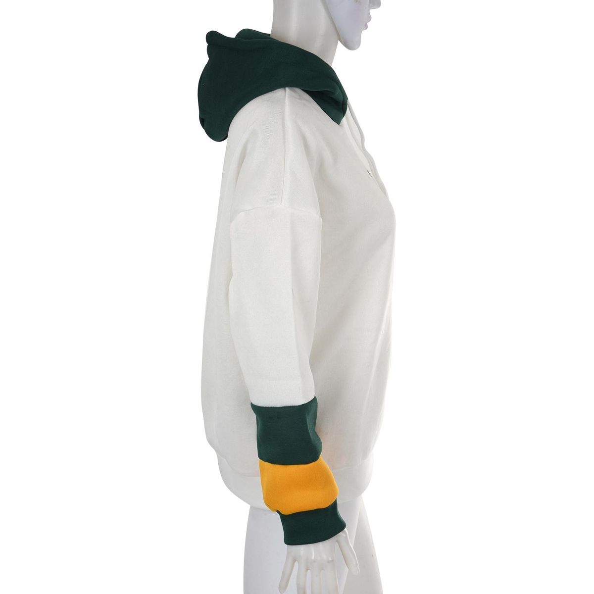 Women Long Sleeve Hoodies Sweatshirts Draw Block