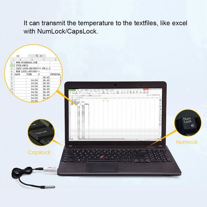 PCsensor USB Temperature Sensor Data Logger Recorder For