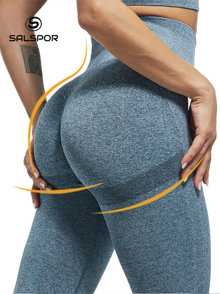 Women High Waist Leggings For Fitness Ladies Sexy Bubble Gym Sports Workout Leggings Push Up Fitness Female Leggins(#Orange)