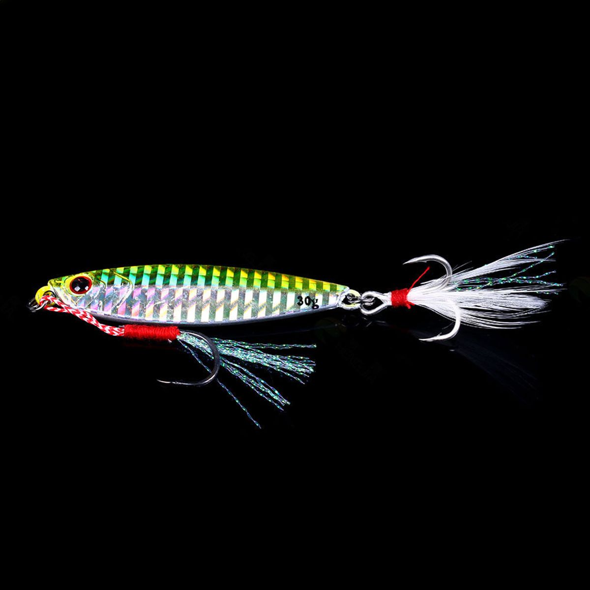 30g Realistic Fishing Bait Sharp Hooks-Light Green