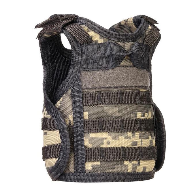 Mini MOLLE Vest Style  Sleeve Bottle Stubby ACU Digital