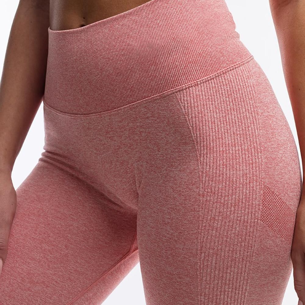 Folds Sexy Leggings Women High Waist Seamless Push Up Jegging Fitness Workout Gym Pants Knitting Female(#purple)