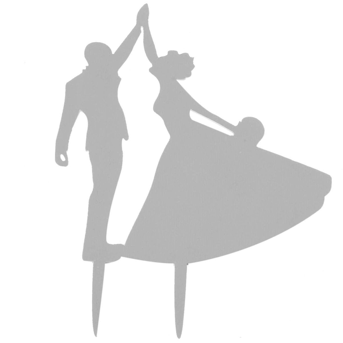 Wedding Cake Inserted Card Party decoration(Couple