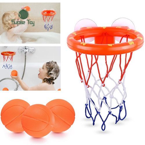 Child Bath Toys Children Bathtub Shot Baby Girl Toddler Child With 3 Mini Plastic Basketball Funny Shower