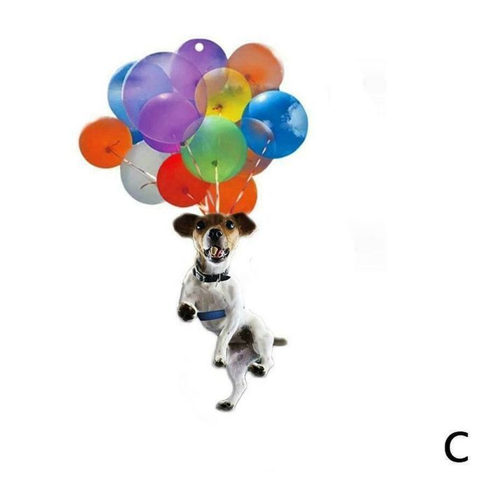 Dog Hanging Ornament With  Olorful Balloon  Ar Hanging Ornament Interior De Or-Dog