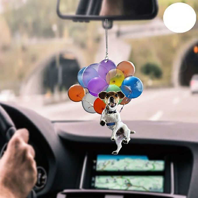 Dog Hanging Ornament With  Olorful Balloon  Ar Hanging Ornament Interior De Or-Dog