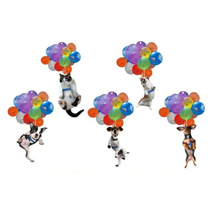 Dog Hanging Ornament With  Olorful Balloon  Ar Hanging Ornament Interior De Or-Dog