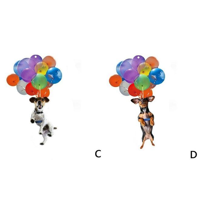 Dog Hanging Ornament With  Olorful Balloon  Ar Hanging Ornament Interior De Or-Dog