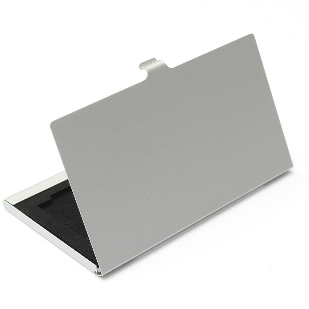 Portable 3 In 1 Memory Card SD/SDHC/MMC/ Cases Card Holders (White) Silvery