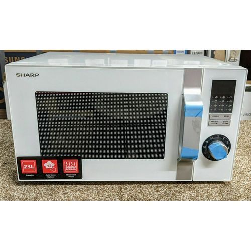 23L 900W Freestanding Microwave In White