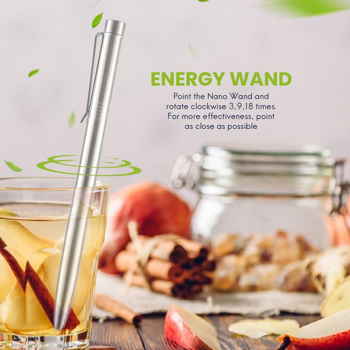 Negative Energy Wand NANO Energy Pen Alkaline Water Stick Water Molecule Activation Pen