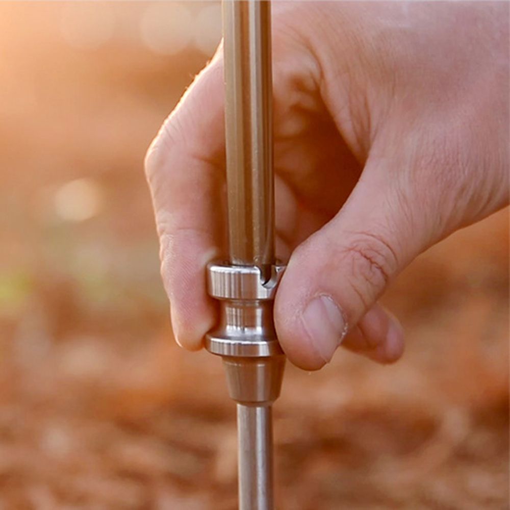 Camping Folding Lamp Pole Portable   Lightweight Aluminum